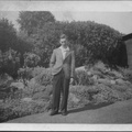 Jos b- 1922 in a garden